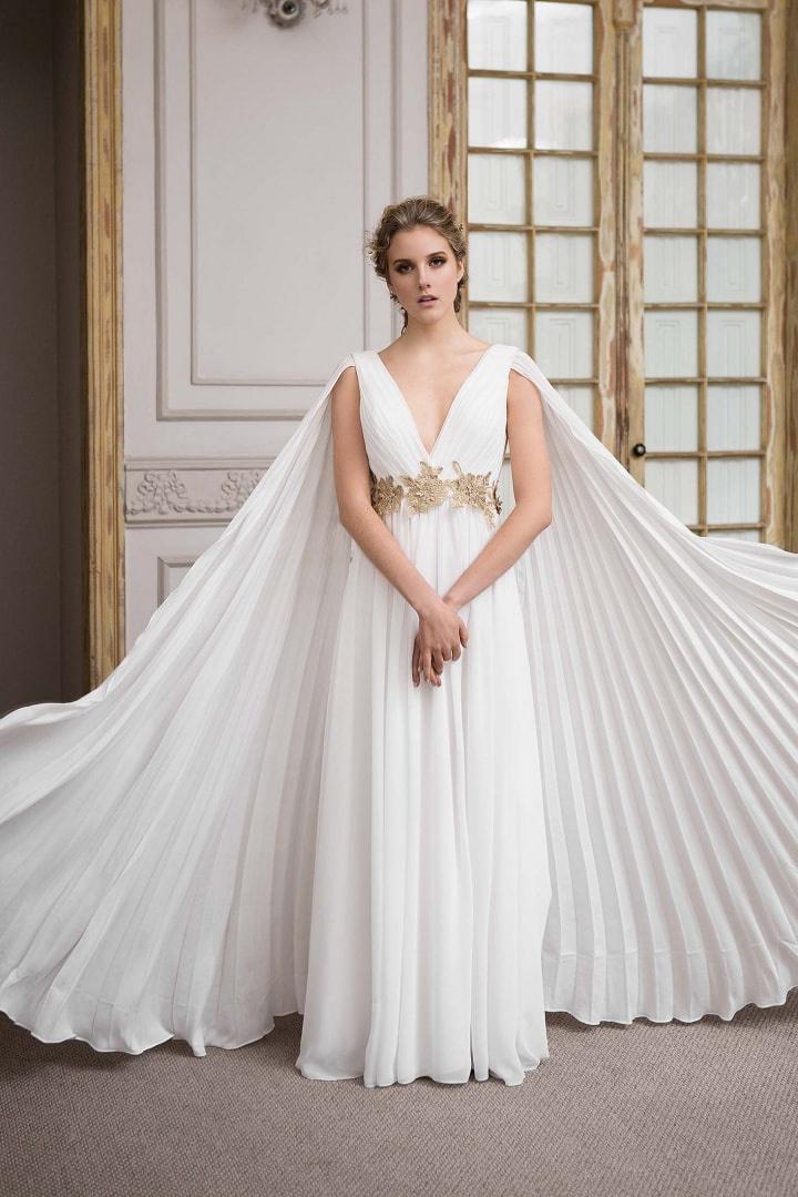 25 vestidos de novia con corte imperio: aires románticos y clásicos