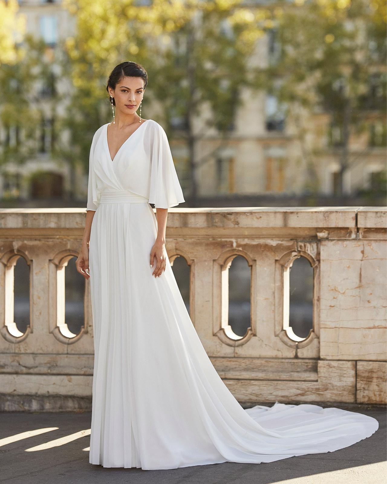 8 estilos de vestidos de novia para una ceremonia íntima. ¡Un look instagrameable