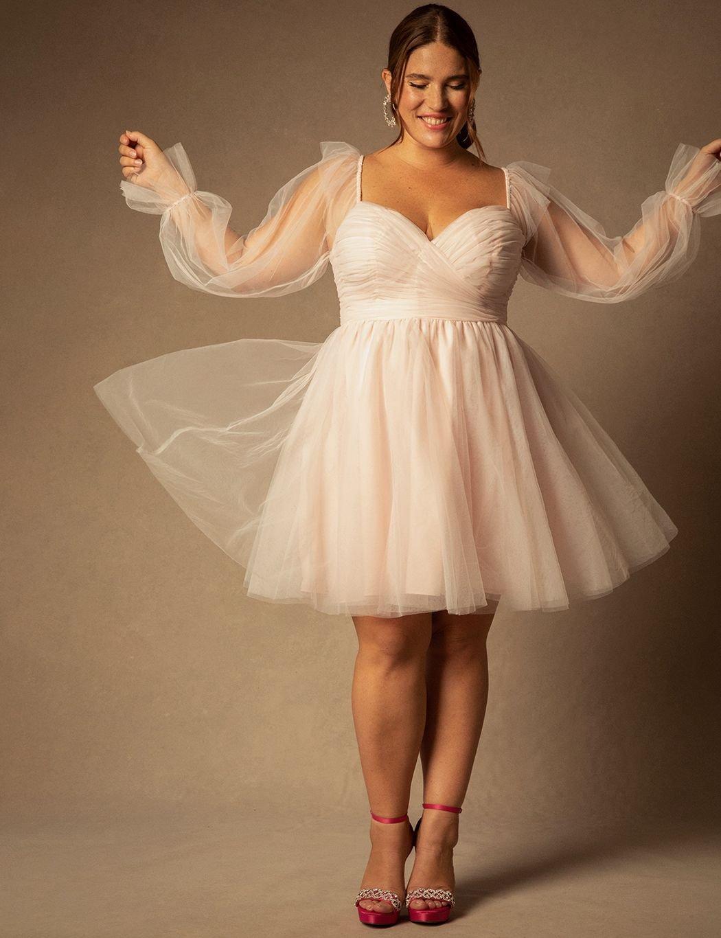 60 vestidos de novia cortos para inspirarte: ¿preparada para impactar?