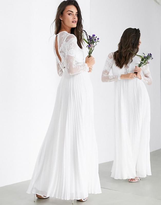 75 vestidos de novia largos para el civil tan bonitos como modernos para  decir \