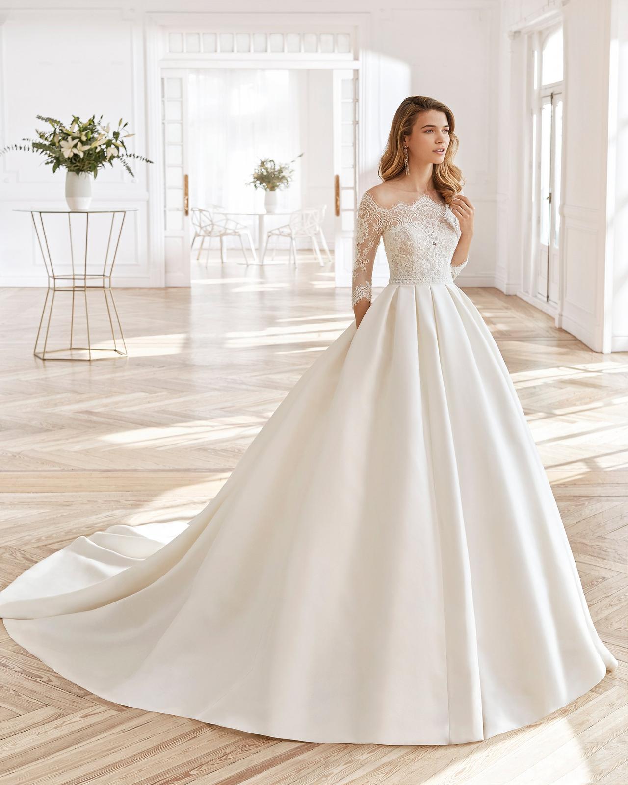 70 vestidos de novia con manga de tres cuartos: ¿te inclinas por alguno?