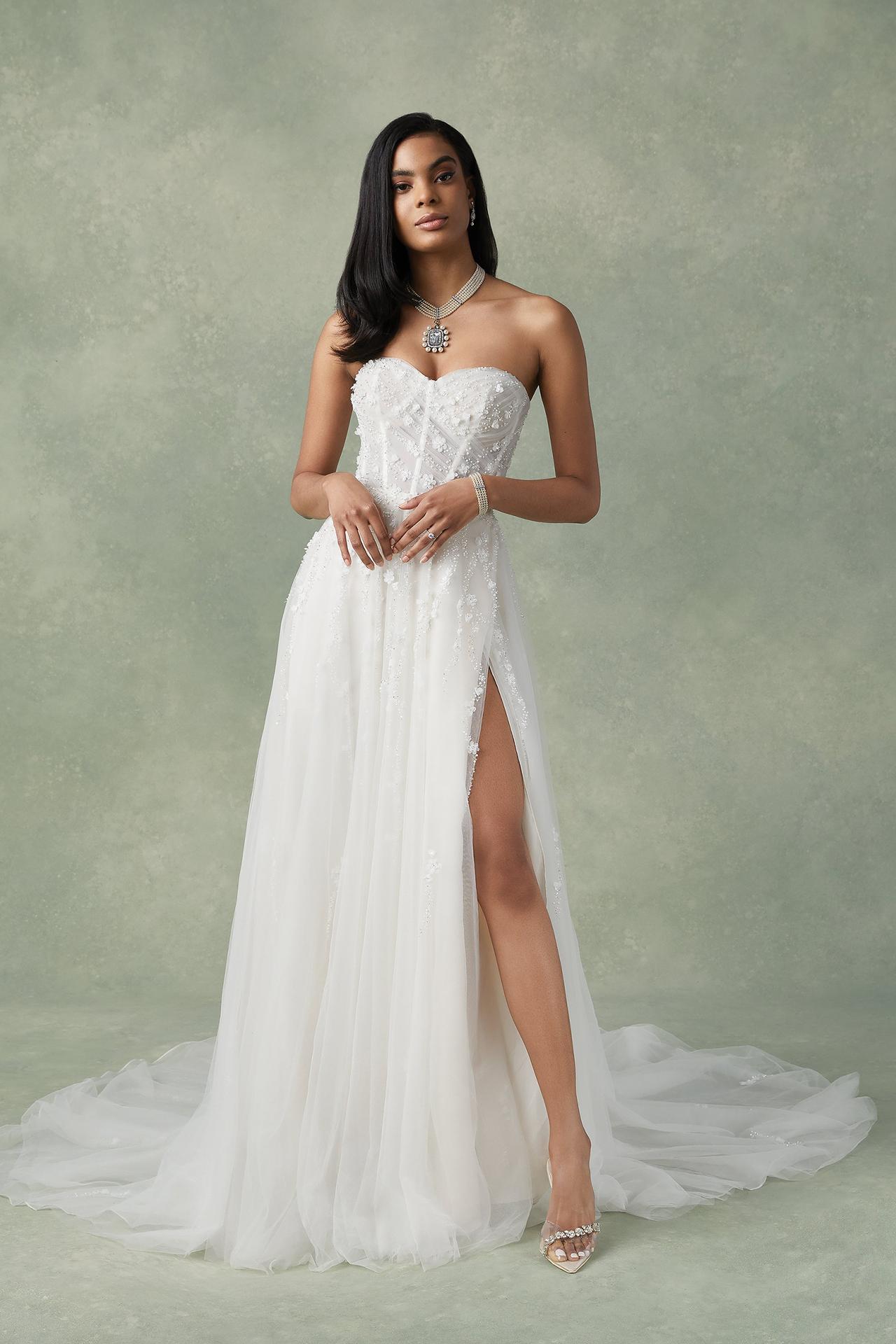 vestido de novia civil corte A