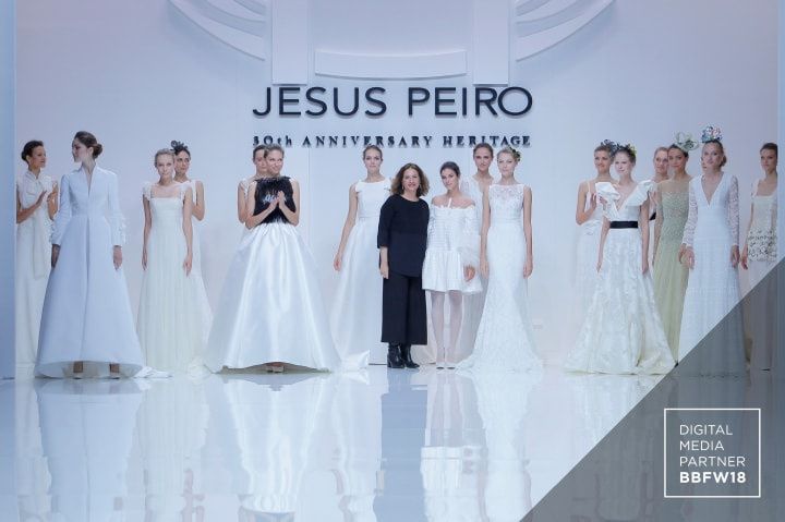 Vestidos de novia 2019 de Jesús Peiró en la Barcelona Bridal Fashion Week