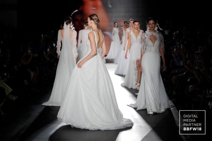 Vestidos de novia 2019 de Rosa Clará en la Barcelona Bridal Fashion Week