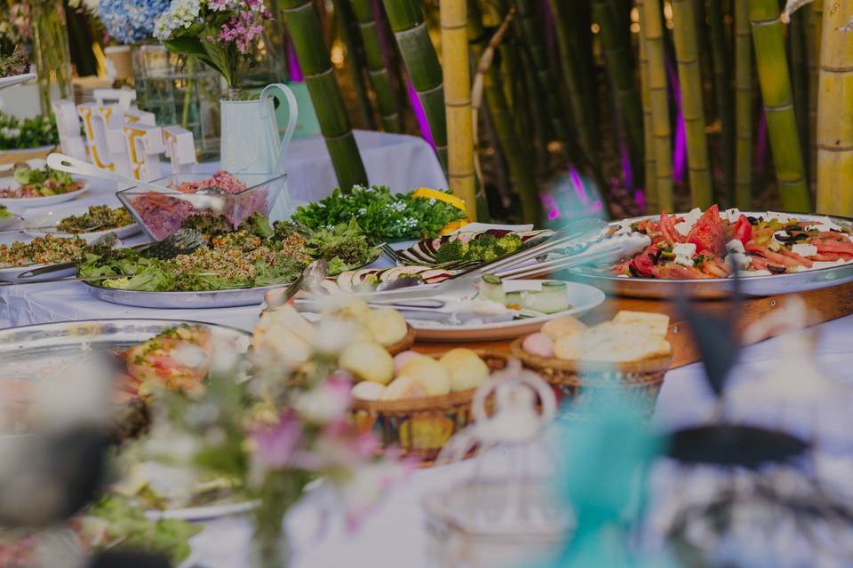 Menú de buffet para bodas: cómo incluirlo en el banquete de matrimonio