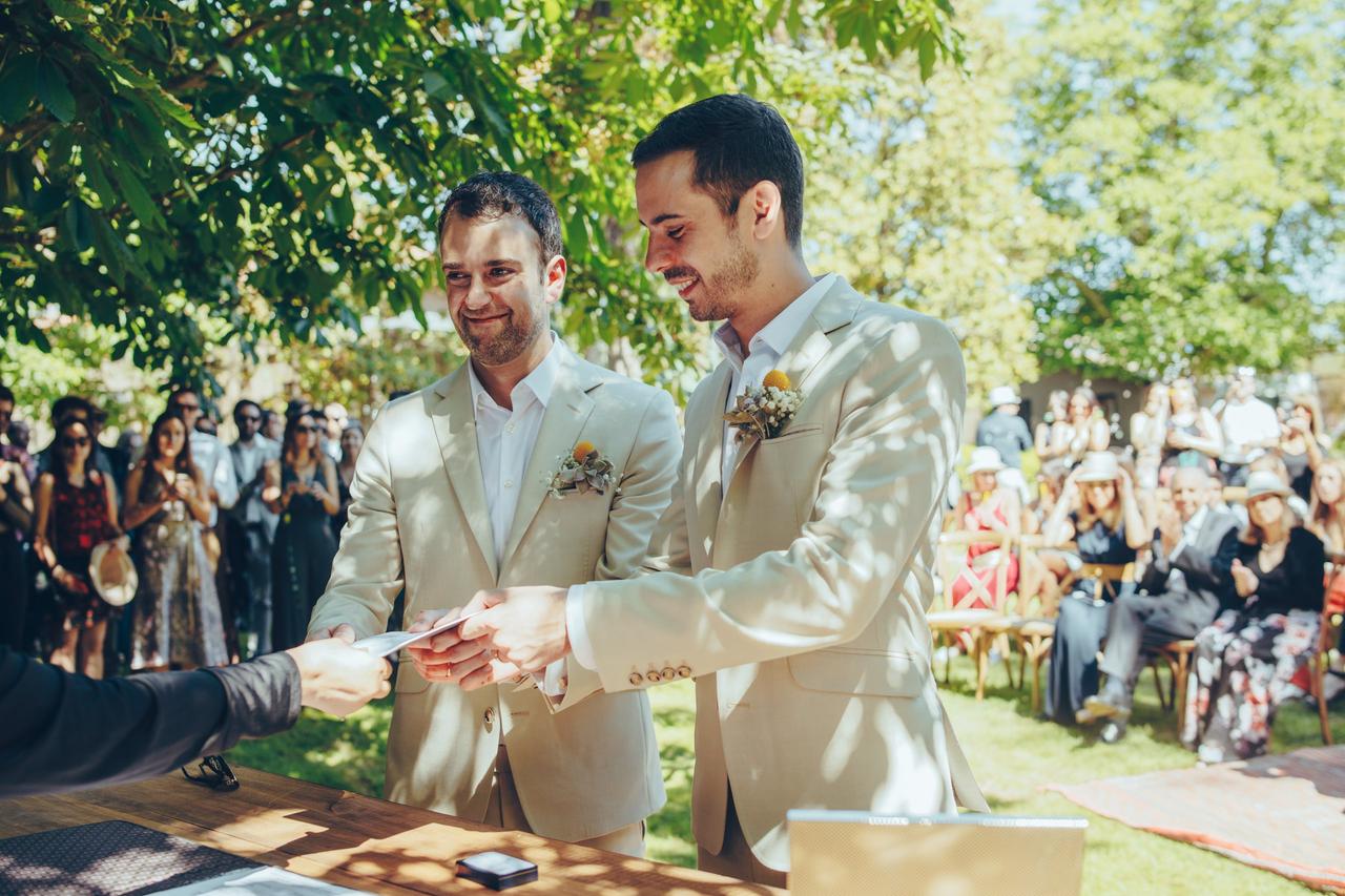 Trajes de 2025 novio boda gay