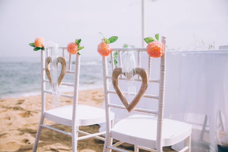 Decoración para matrimonios playeros 