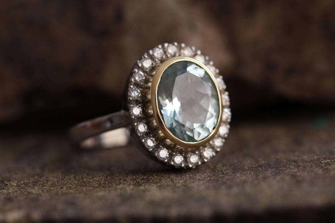 anillo de compromiso vintage