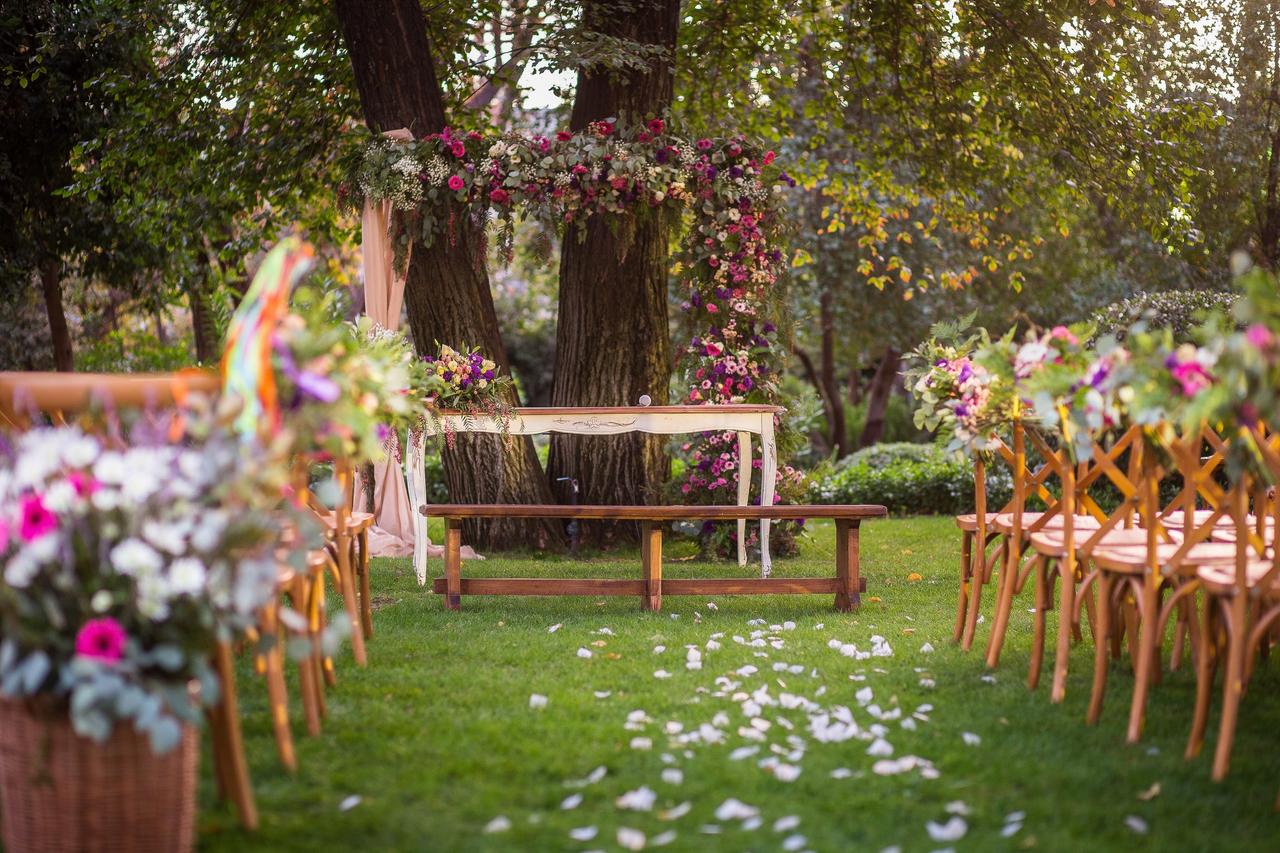 Ideas de decoración en las bodas al aire libre para que sean perfectas