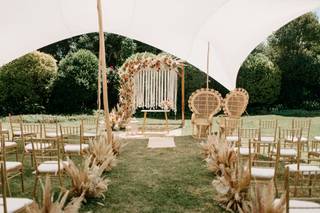 Decoración de matrimonio boho