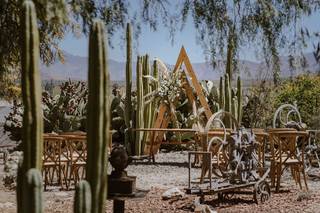 Altar de matrimonio boho