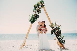 Arco de matrimonio playero