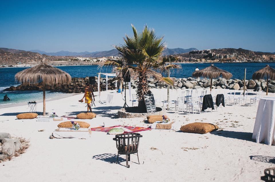 Decoración de matrimonio en la playa