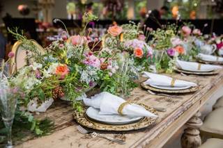 centros de mesa con flores