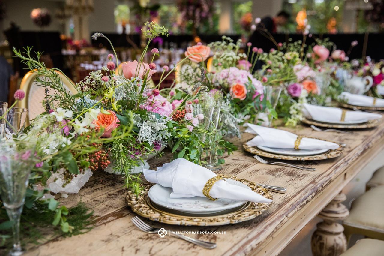 centros de mesa con flores