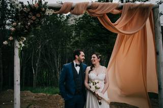 Altar de matrimonio romántica