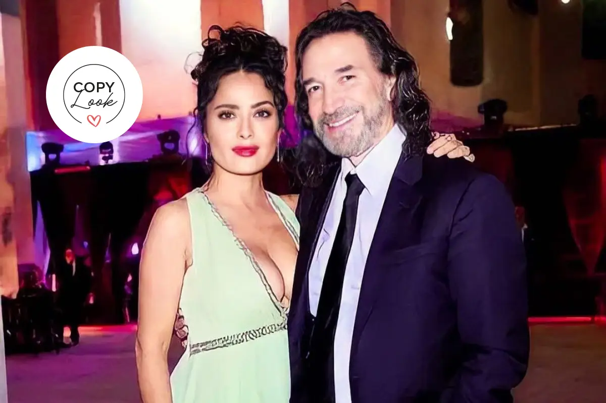 El increíble look de Salma Hayek en el matrimonio de Marc y Nadia El increíble look de Salma Hayek en el matrimonio de Marc y Nadia