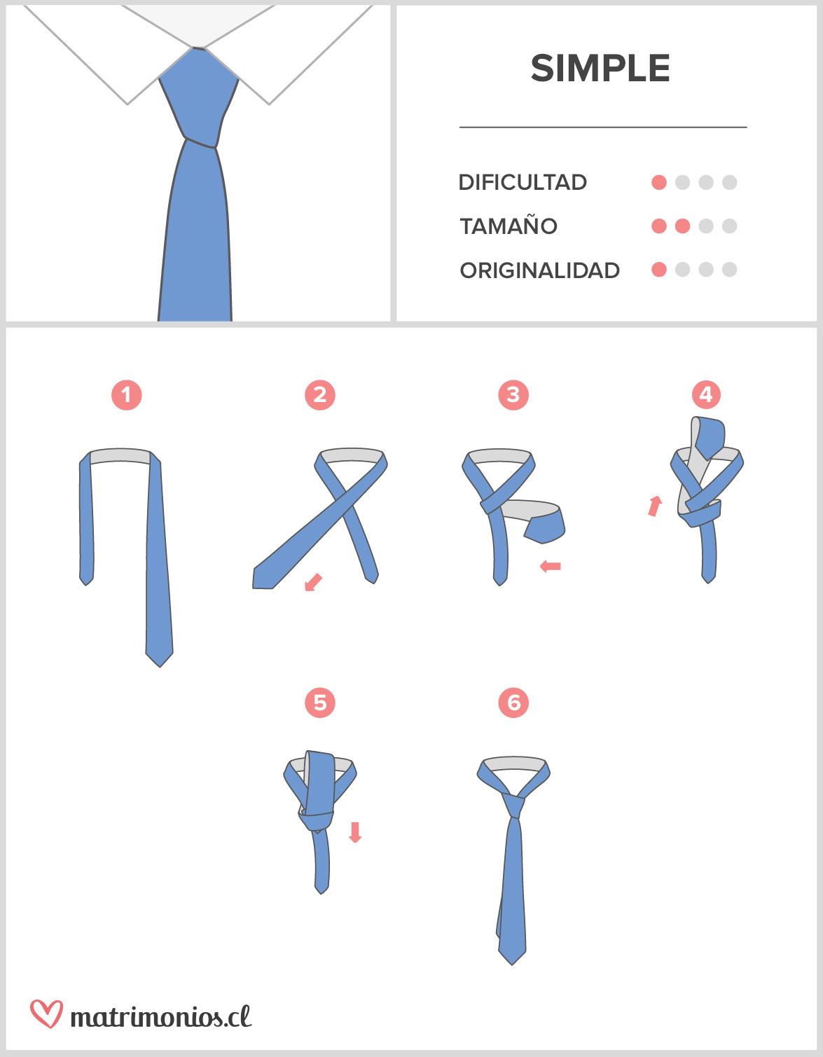 ¿Cómo se hace el nudo de la corbata?
