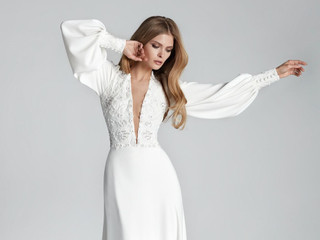 120 vestidos de novia con escote en V: ¿hasta dónde te atreves a llegar?