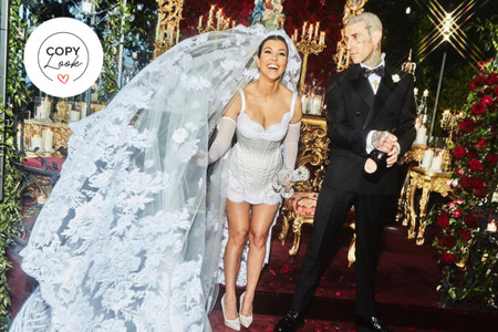 Copy Look: La boda italiana de Kourtney Kardashian y Travis Baker