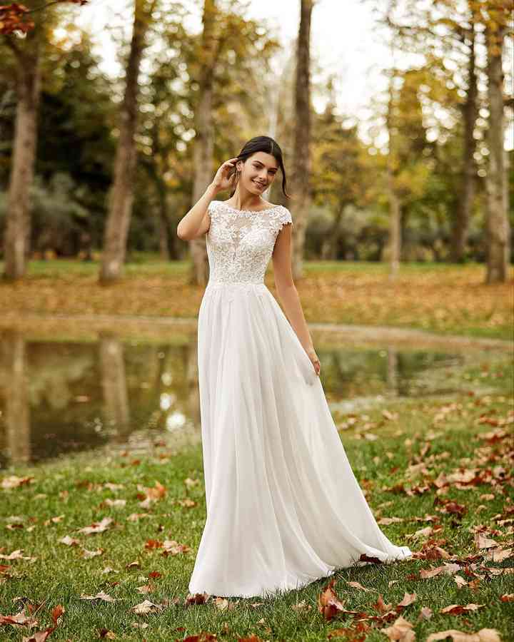 Vestidos de novia largos para el civil 45 modelos de inspiración