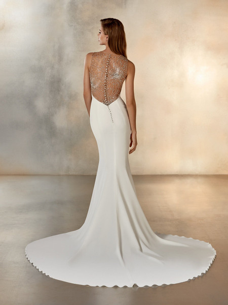 espalda vestido novia