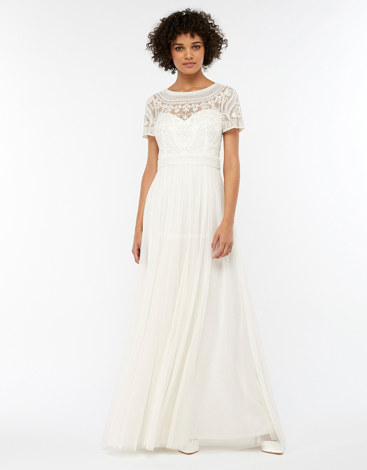 monsoon olive wedding dress