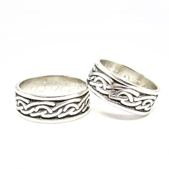 argollas de matrimonio celtas