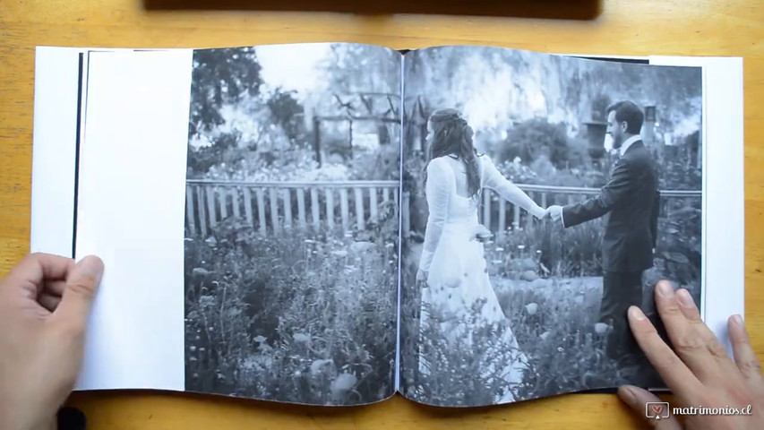 Fotolibro matrimonio analogo blanco y negro