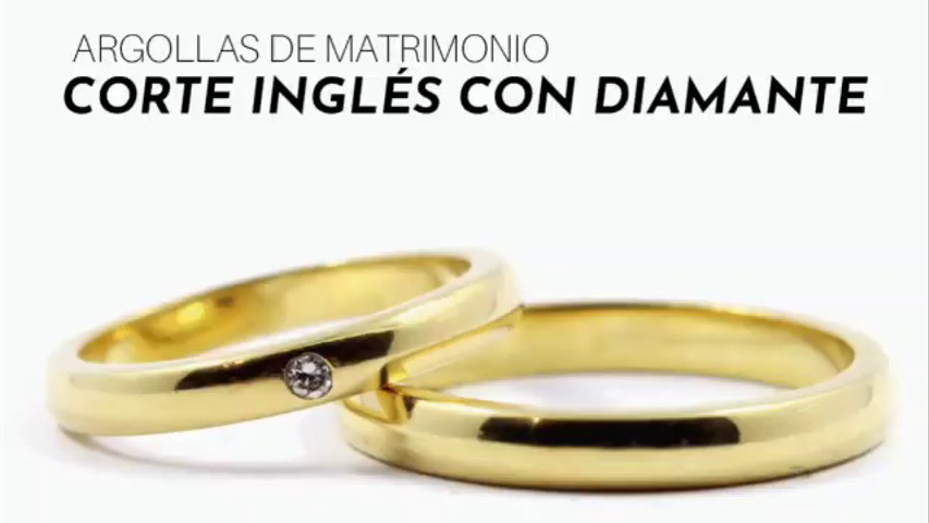 Corte inglés con diamante