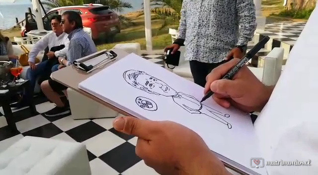 Caricatura en vivo para eventos.