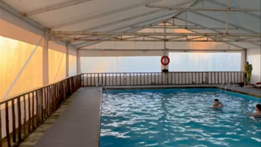 Piscina temperada 