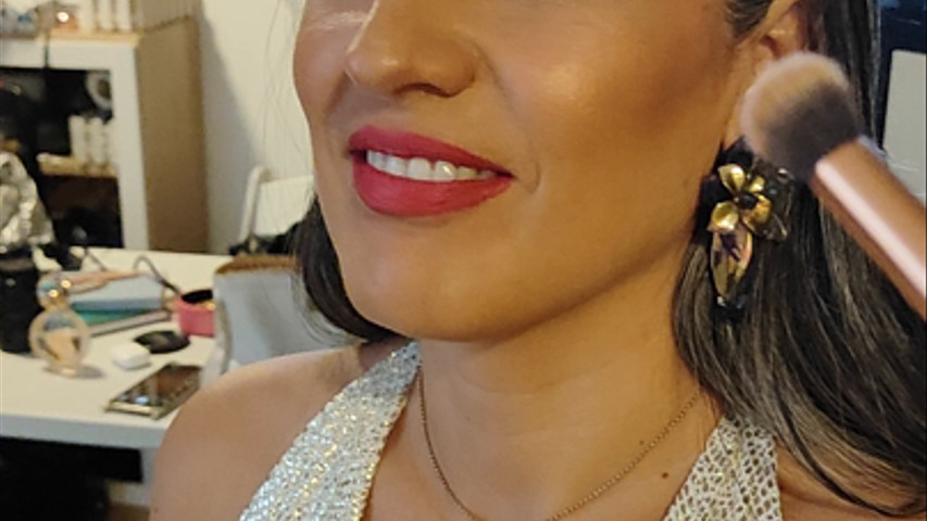 Maquillaje de novia con aerografo