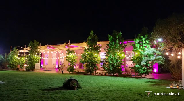 Hacienda de noche