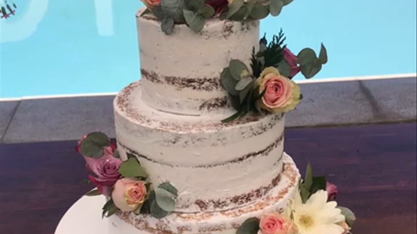 Montaje naked cake