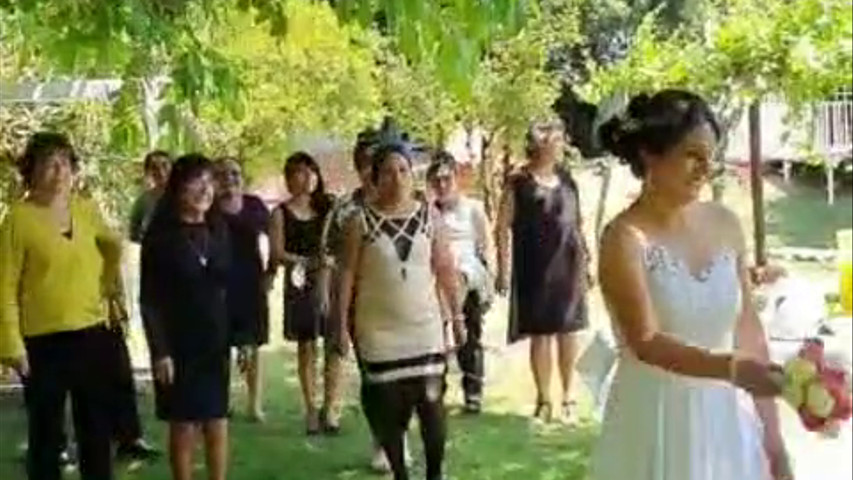 Matrimonio al aire libre en plena naturaleza 