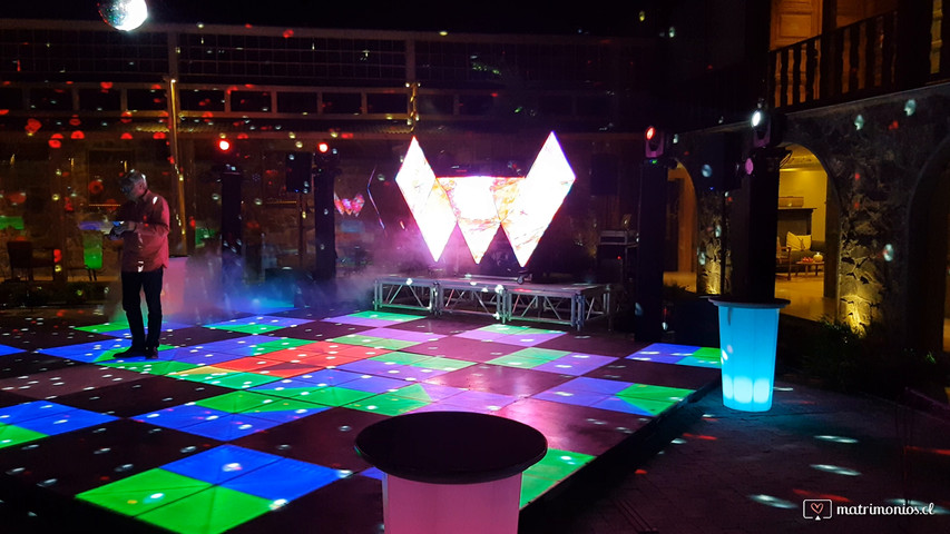 Pista mix led + Dj