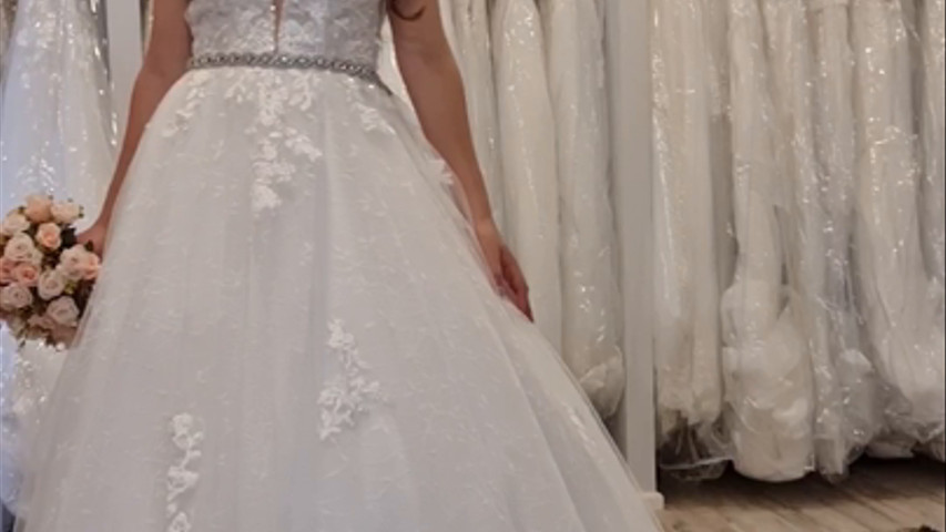 Vestido escote en V