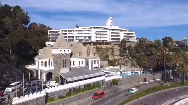 Vista aérea del Castillo del Mar