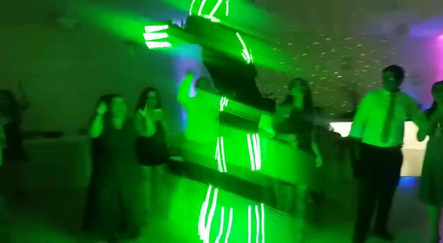 Animación con robot led