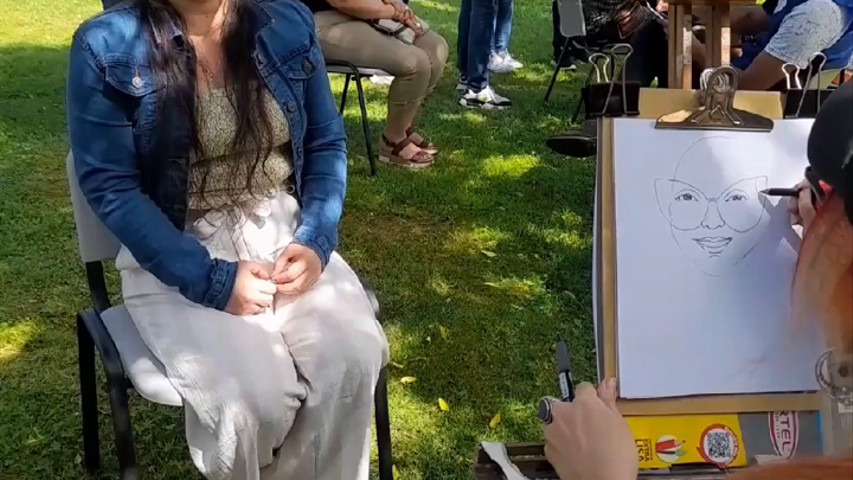 caricaturas al instante, eventos