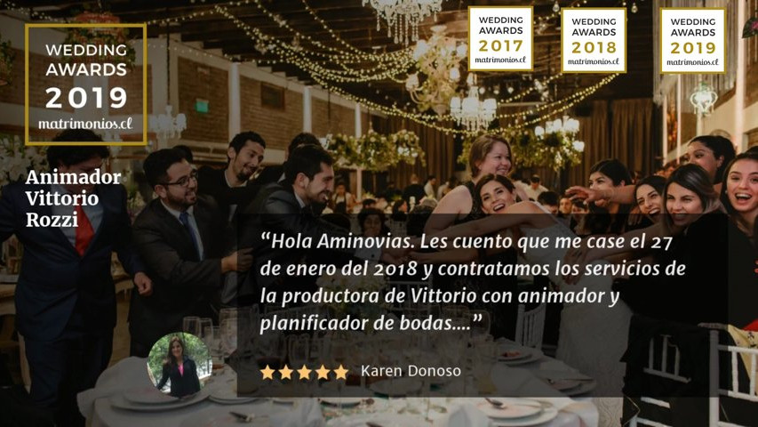 Premio por recomendaciones de novios (2017, 2018, 2019)