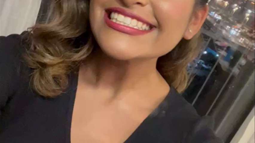 Mitzi y su makeup de novia 