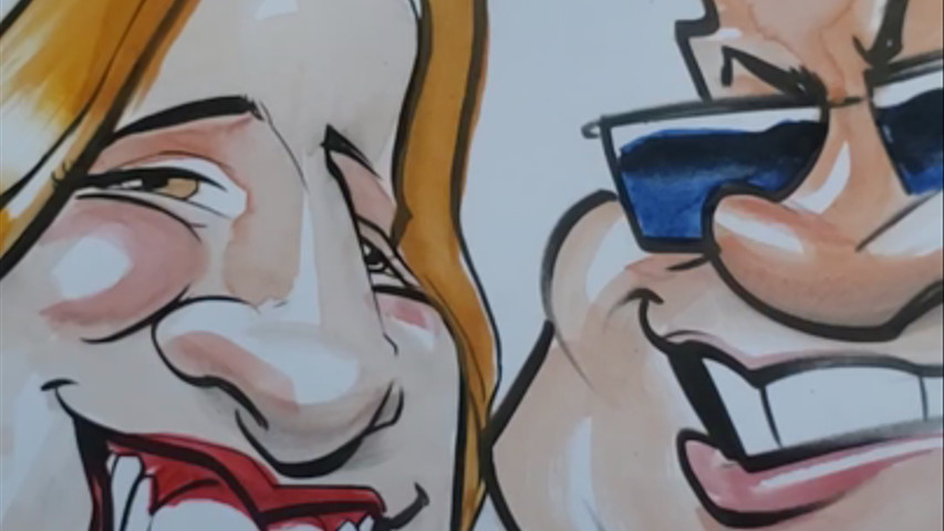 caricatura en Vivo