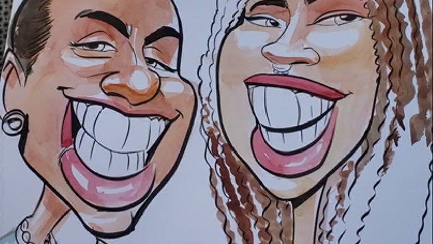 caricaturas en vivo DIBUJAME.CL