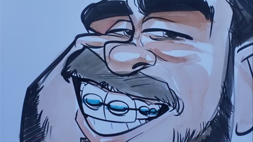 caricaturas en vivo DIBUJAME.CL