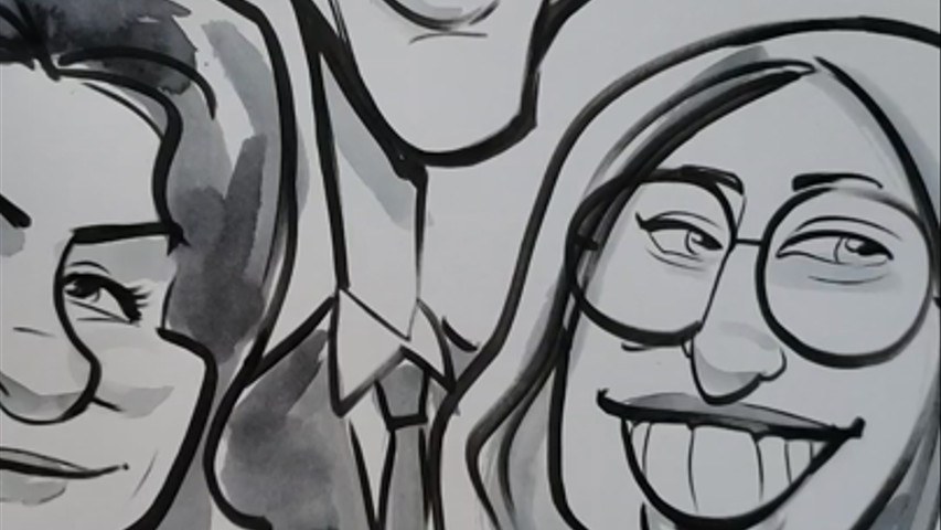 caricaturas en vivo DIBUJAME.CL