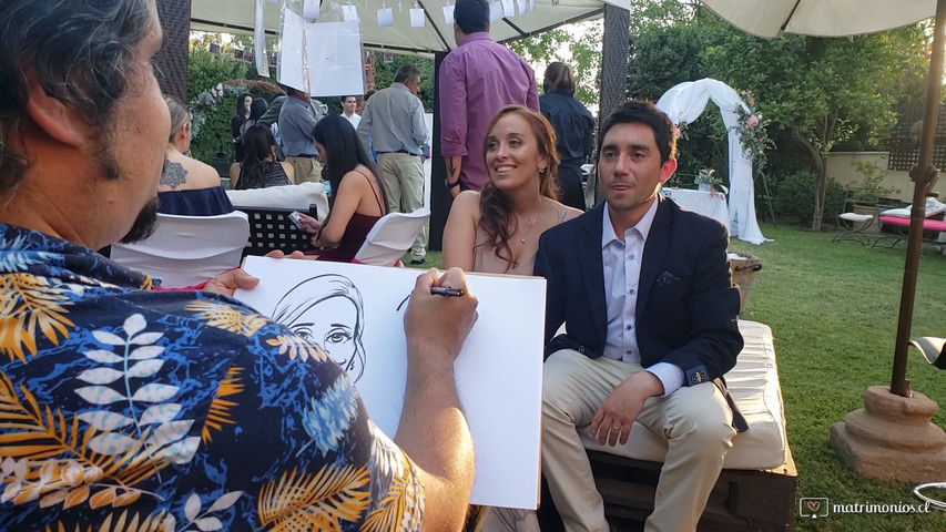 caricaturas en vivo DIBUJAME.CL