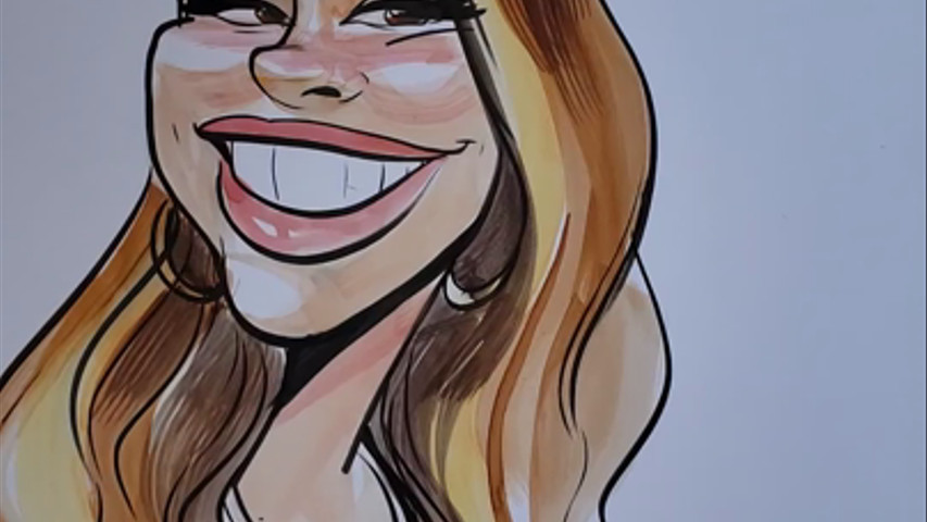 caricaturas en vivo DIBUJAME.CL