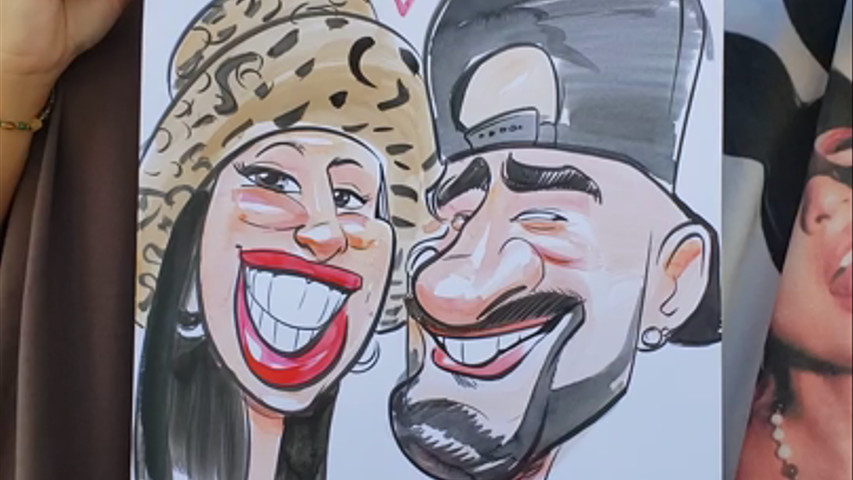 caricaturas en vivo DIBUJAME.CL